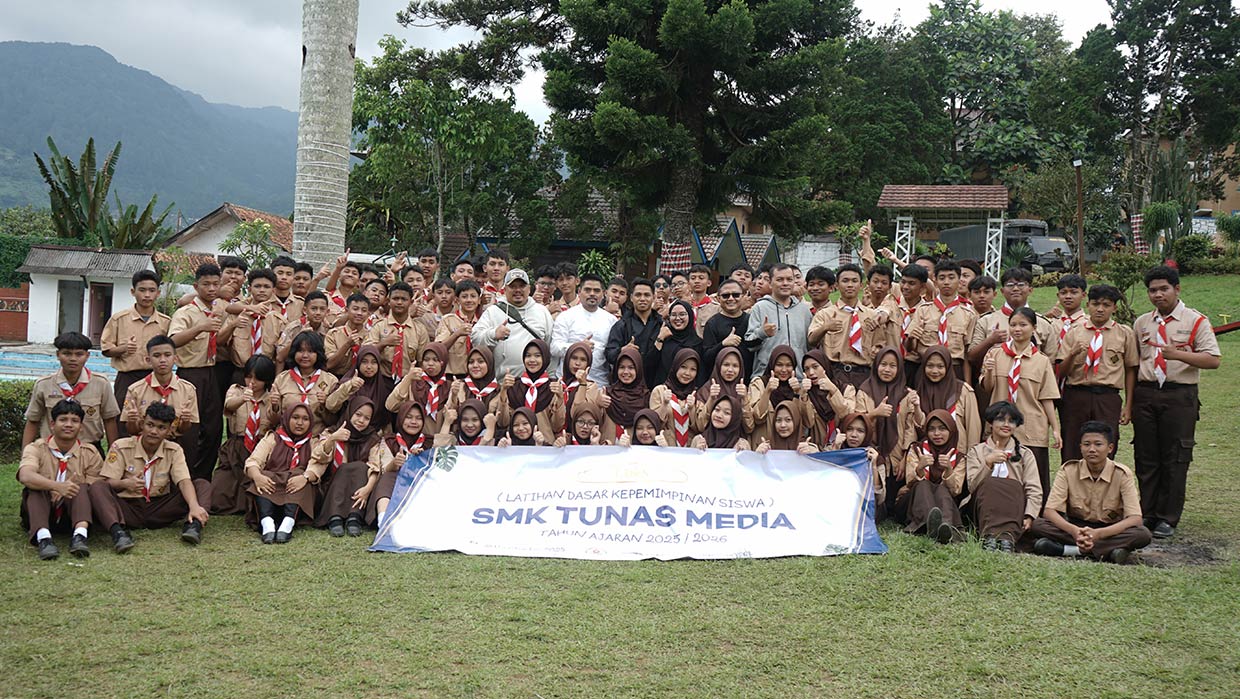 SMK Tunas Media Sukses Gelar LDKS 2025 di Puncak Bogor