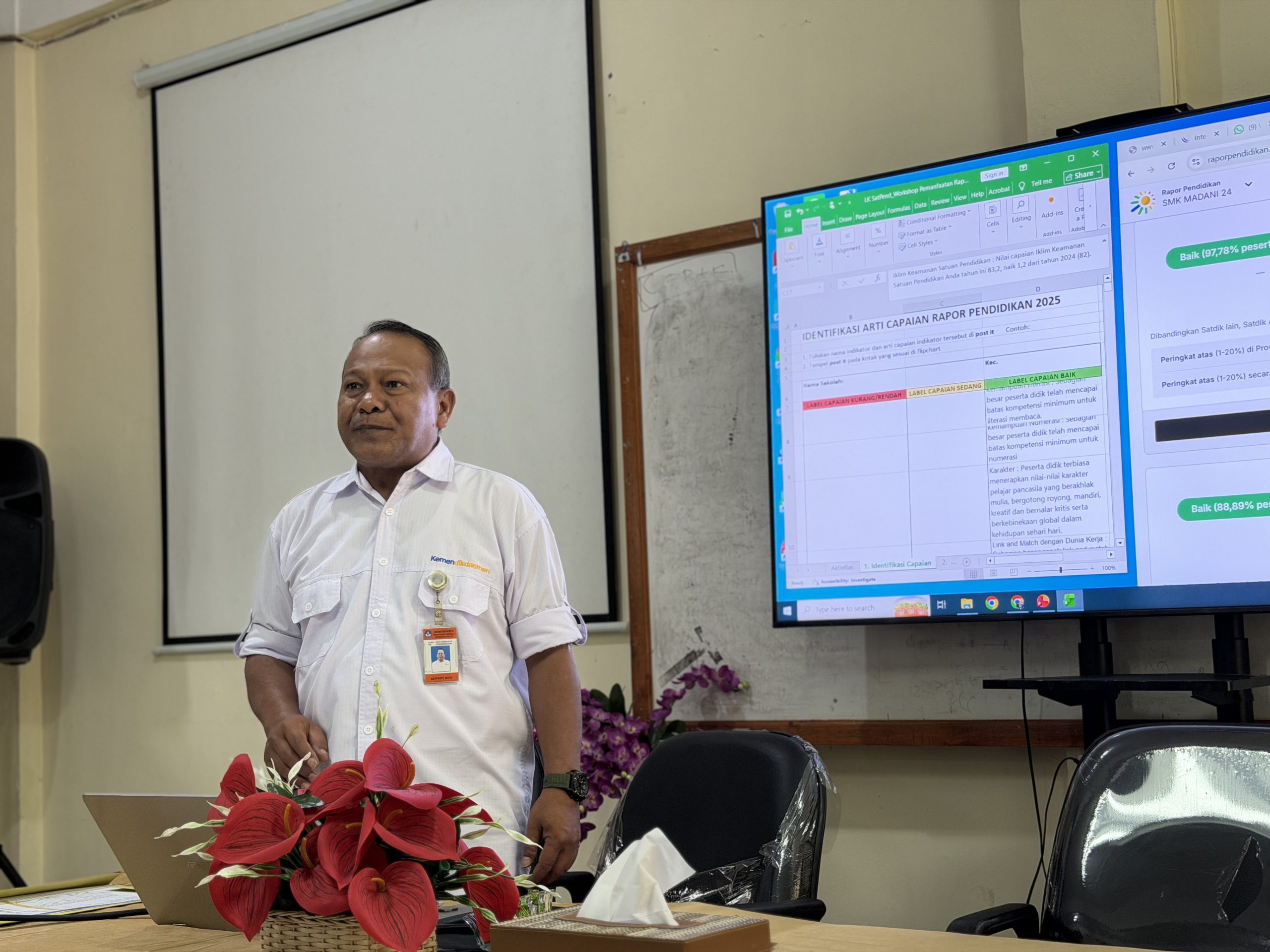 Perkuat Mutu Pendidikan, Wakil Kepala SMK Tunas Media Ikuti Pelatihan Perencanaan Berbasis Data