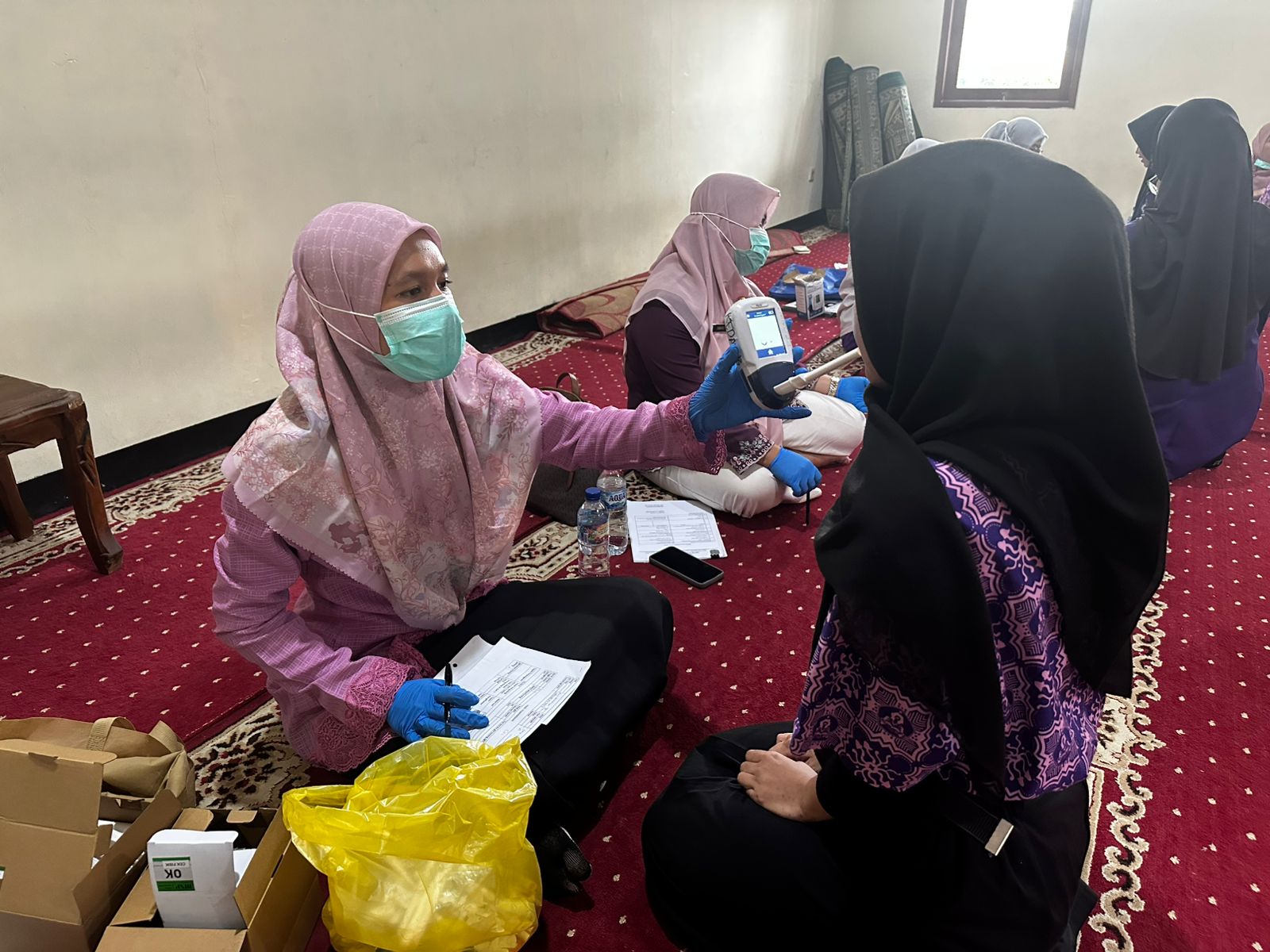 Siswa SMK Tunas Media Ikuti Program Cek Kesehatan Gratis dari Puskesmas Kedaung